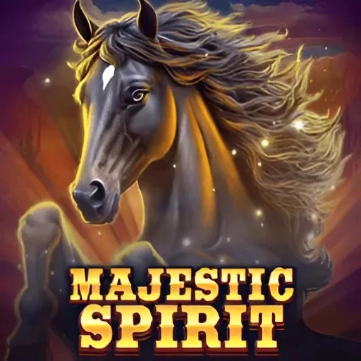 Majestic Spirit – automat z czarnym koniem w dzikiej naturze